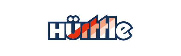 Das Firmenlogo von hürtle in weißer Schrift mit rot-orangen Akzenten auf dunkelblauem Hintergrund.